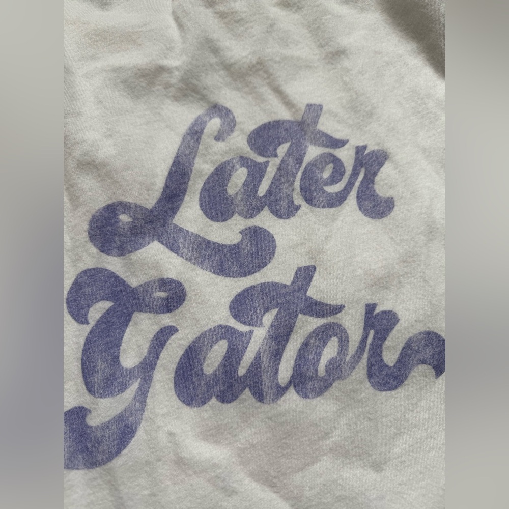 Rivet & Thread Later Gator White T Shirt xxl boxy fit - Picture 2 of 8
